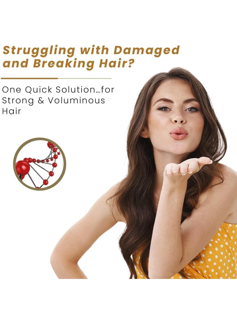 دابر كريم دابر أملا بروتين للشعر | يحمي الشعر ويقويه ويمنع تقصفه | للشعر الضعيف والمتقصف - 140 مل - Image 2